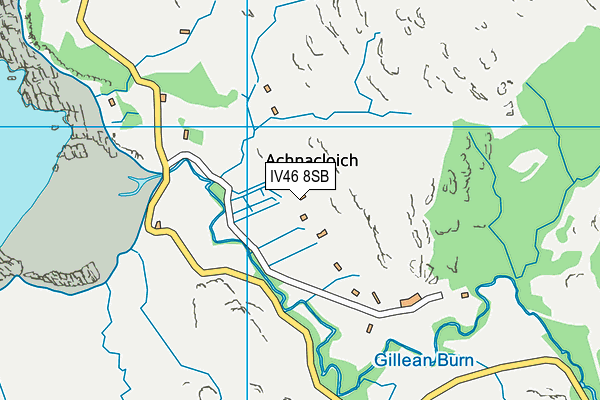 IV46 8SB map - OS VectorMap District (Ordnance Survey)