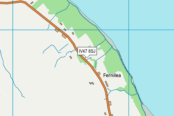 IV47 8SJ map - OS VectorMap District (Ordnance Survey)