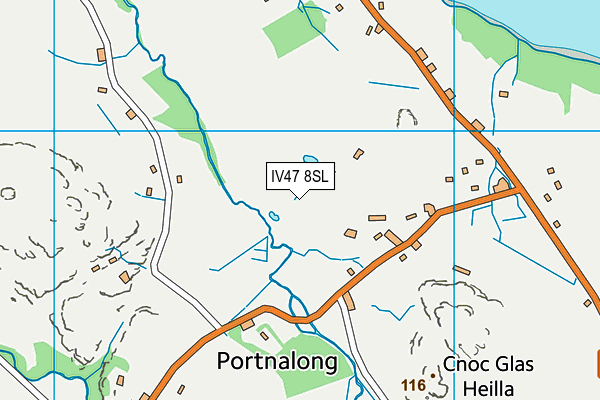 IV47 8SL map - OS VectorMap District (Ordnance Survey)