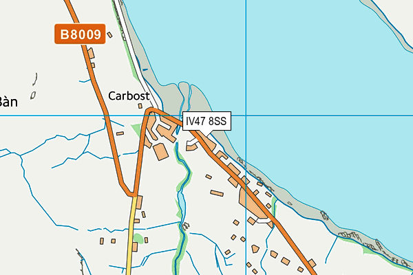 IV47 8SS map - OS VectorMap District (Ordnance Survey)