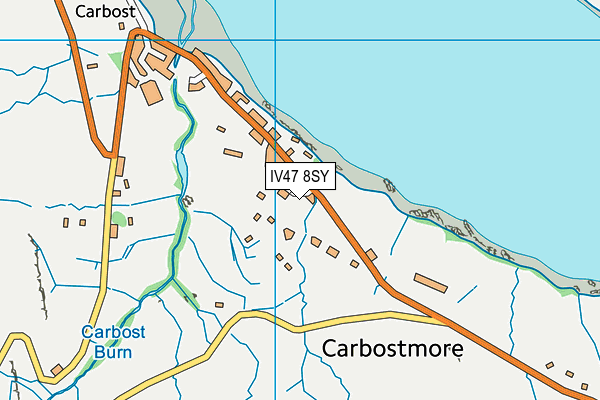 IV47 8SY map - OS VectorMap District (Ordnance Survey)