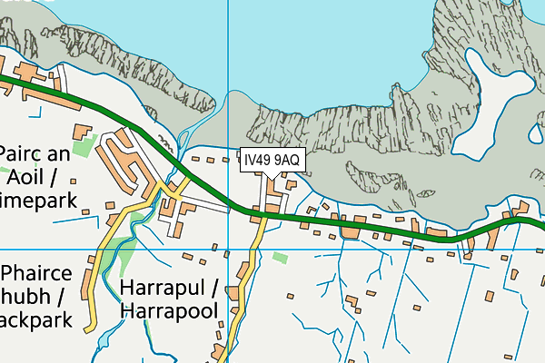 IV49 9AQ map - OS VectorMap District (Ordnance Survey)