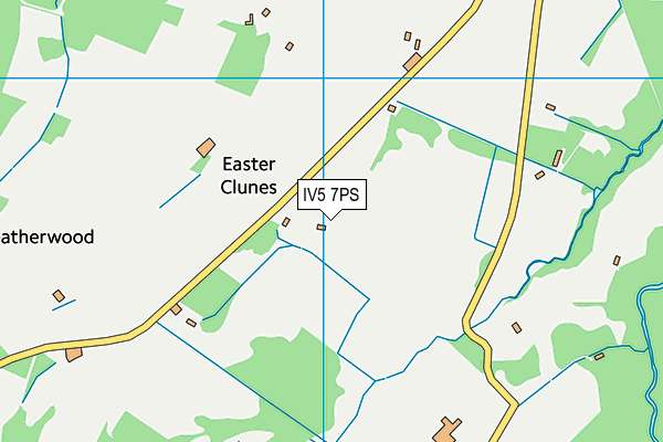 IV5 7PS map - OS VectorMap District (Ordnance Survey)