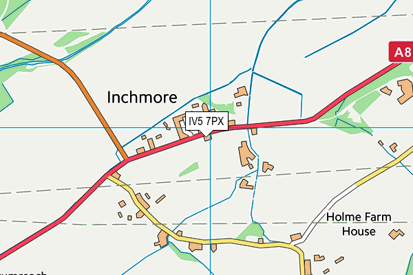 IV5 7PX map - OS VectorMap District (Ordnance Survey)