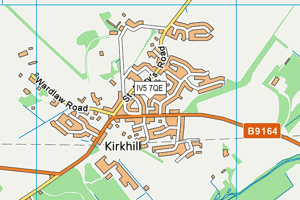 IV5 7QE map - OS VectorMap District (Ordnance Survey)