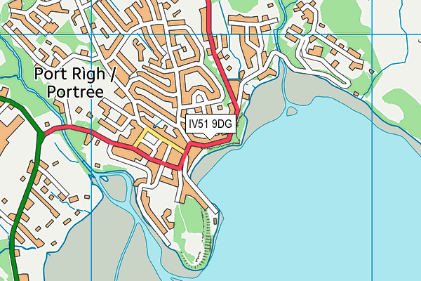 IV51 9DG map - OS VectorMap District (Ordnance Survey)