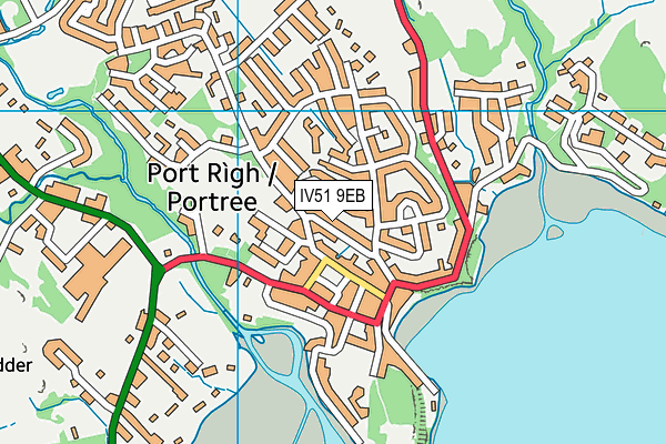 IV51 9EB map - OS VectorMap District (Ordnance Survey)