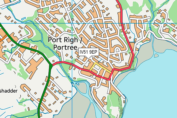 IV51 9EP map - OS VectorMap District (Ordnance Survey)