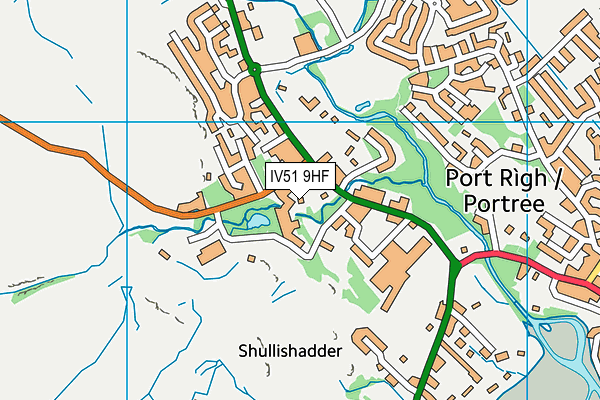 IV51 9HF map - OS VectorMap District (Ordnance Survey)