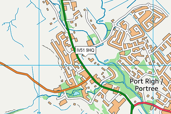 IV51 9HQ map - OS VectorMap District (Ordnance Survey)