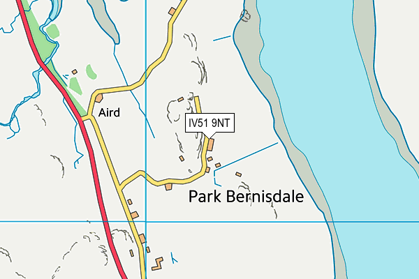 IV51 9NT map - OS VectorMap District (Ordnance Survey)