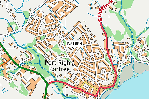 IV51 9PH map - OS VectorMap District (Ordnance Survey)