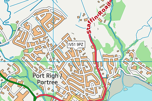 IV51 9PZ map - OS VectorMap District (Ordnance Survey)