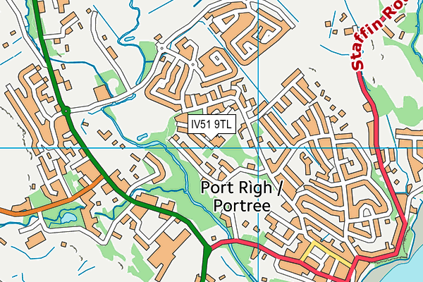 IV51 9TL map - OS VectorMap District (Ordnance Survey)