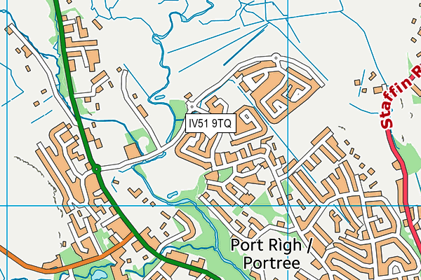 IV51 9TQ map - OS VectorMap District (Ordnance Survey)