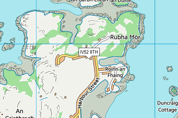 IV52 8TH map - OS VectorMap District (Ordnance Survey)