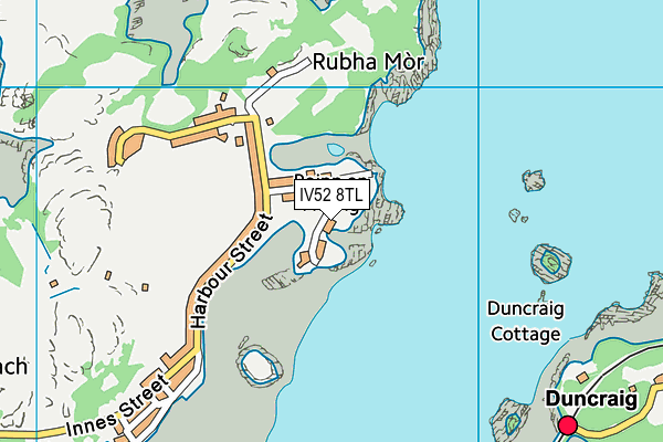 IV52 8TL map - OS VectorMap District (Ordnance Survey)