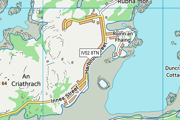 IV52 8TN map - OS VectorMap District (Ordnance Survey)