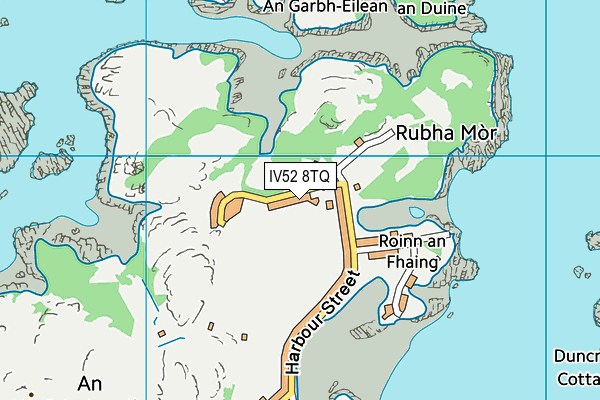 IV52 8TQ map - OS VectorMap District (Ordnance Survey)