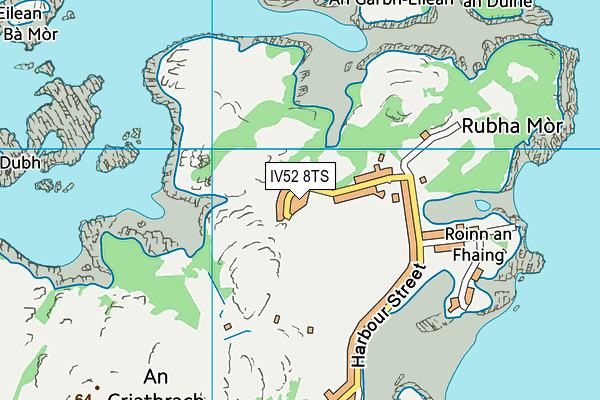 IV52 8TS map - OS VectorMap District (Ordnance Survey)