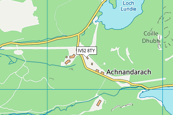 IV52 8TY map - OS VectorMap District (Ordnance Survey)