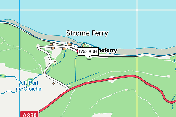 IV53 8UH map - OS VectorMap District (Ordnance Survey)