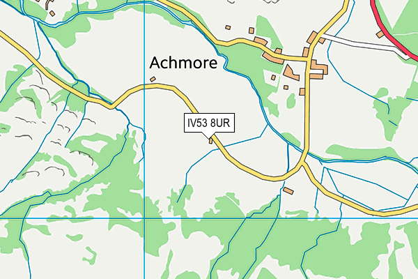 IV53 8UR map - OS VectorMap District (Ordnance Survey)