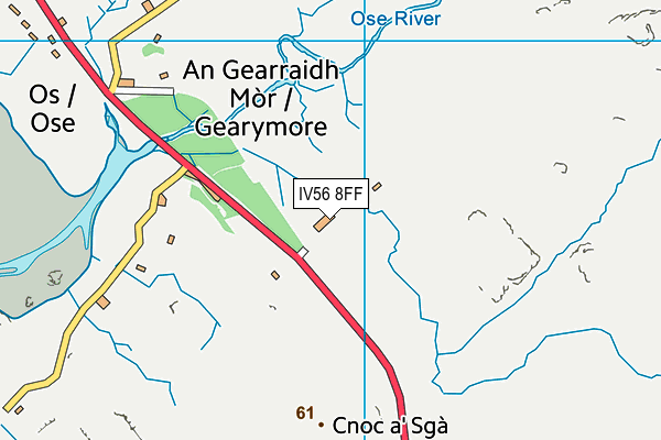 IV56 8FF map - OS VectorMap District (Ordnance Survey)