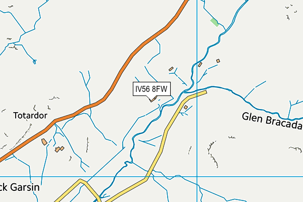 IV56 8FW map - OS VectorMap District (Ordnance Survey)