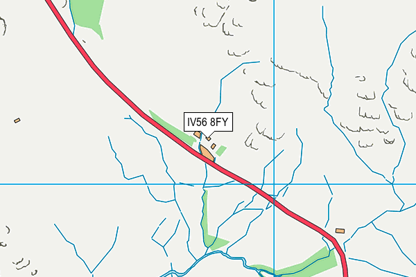 IV56 8FY map - OS VectorMap District (Ordnance Survey)