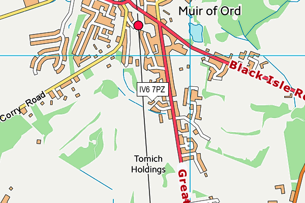 Map of AJF JOINERY LTD at district scale