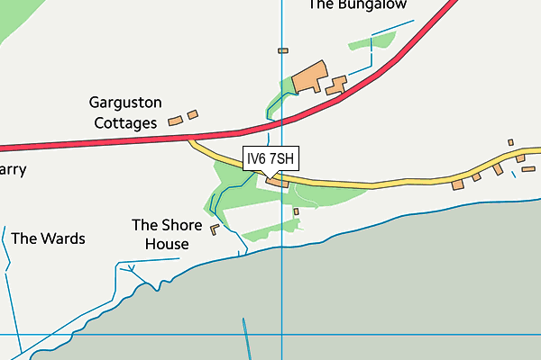 IV6 7SH map - OS VectorMap District (Ordnance Survey)