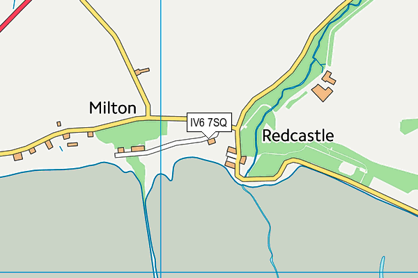 IV6 7SQ map - OS VectorMap District (Ordnance Survey)