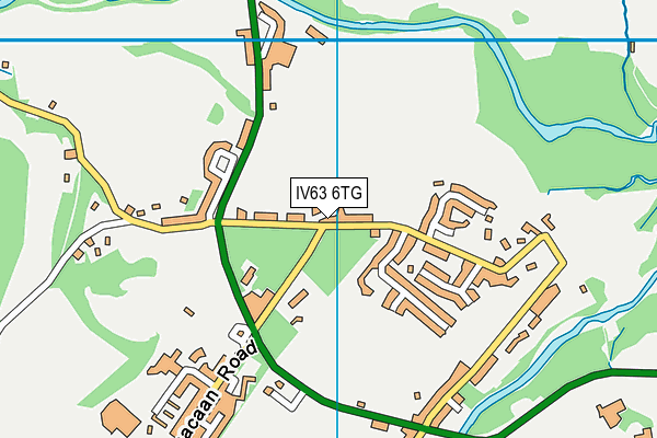 IV63 6TG map - OS VectorMap District (Ordnance Survey)