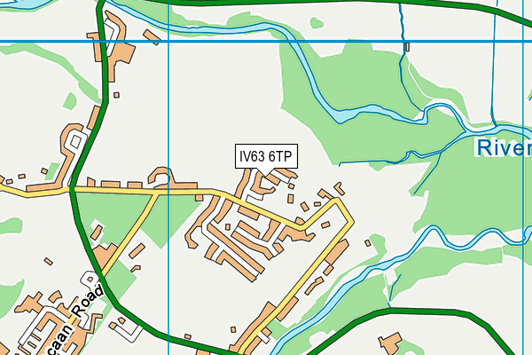 IV63 6TP map - OS VectorMap District (Ordnance Survey)