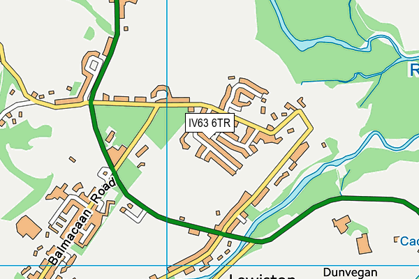 IV63 6TR map - OS VectorMap District (Ordnance Survey)