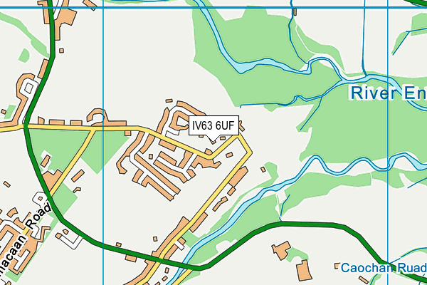 IV63 6UF map - OS VectorMap District (Ordnance Survey)