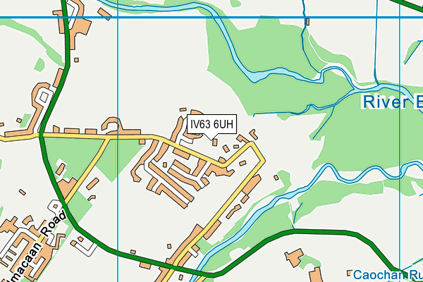 IV63 6UH map - OS VectorMap District (Ordnance Survey)