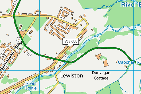 IV63 6UJ map - OS VectorMap District (Ordnance Survey)