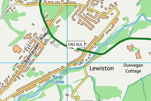 IV63 6UL map - OS VectorMap District (Ordnance Survey)