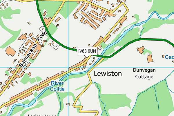 IV63 6UN map - OS VectorMap District (Ordnance Survey)