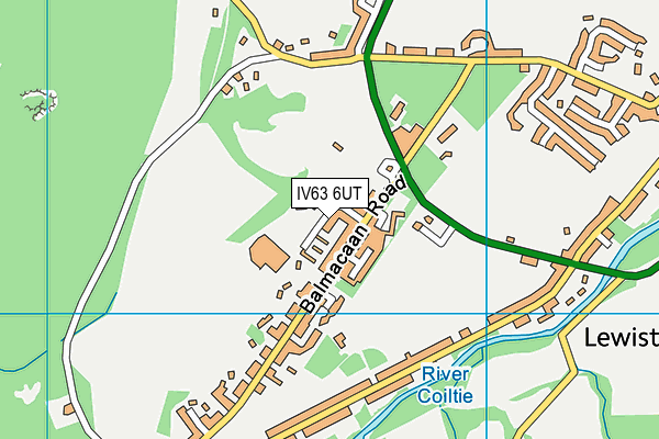 IV63 6UT map - OS VectorMap District (Ordnance Survey)