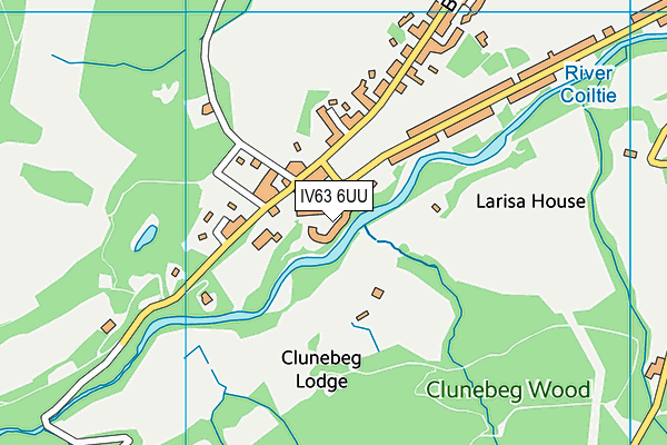 IV63 6UU map - OS VectorMap District (Ordnance Survey)