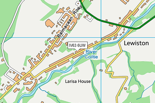 IV63 6UW map - OS VectorMap District (Ordnance Survey)