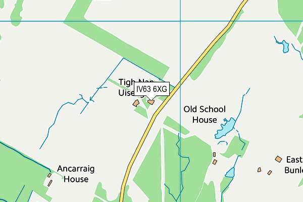 IV63 6XG map - OS VectorMap District (Ordnance Survey)