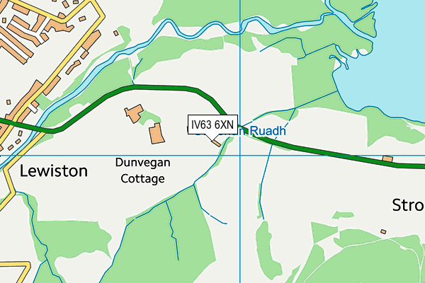 IV63 6XN map - OS VectorMap District (Ordnance Survey)