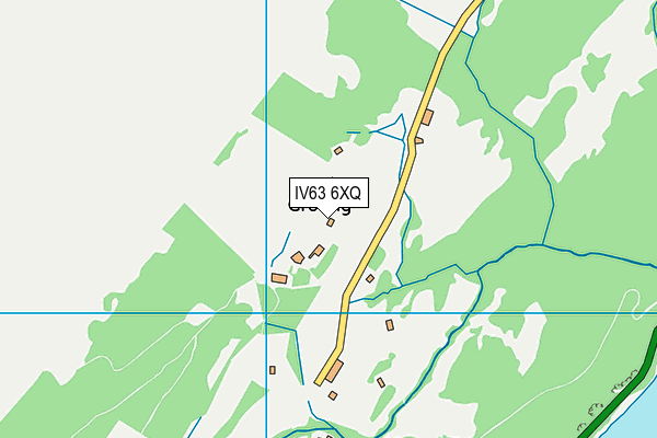 IV63 6XQ map - OS VectorMap District (Ordnance Survey)