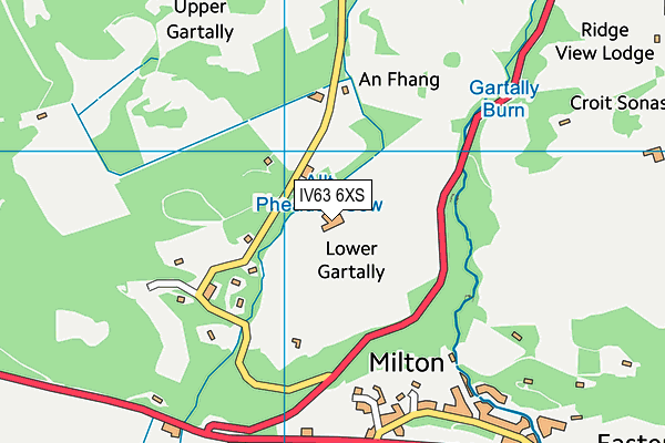 IV63 6XS map - OS VectorMap District (Ordnance Survey)