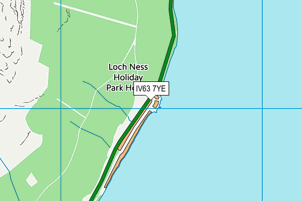 IV63 7YE map - OS VectorMap District (Ordnance Survey)