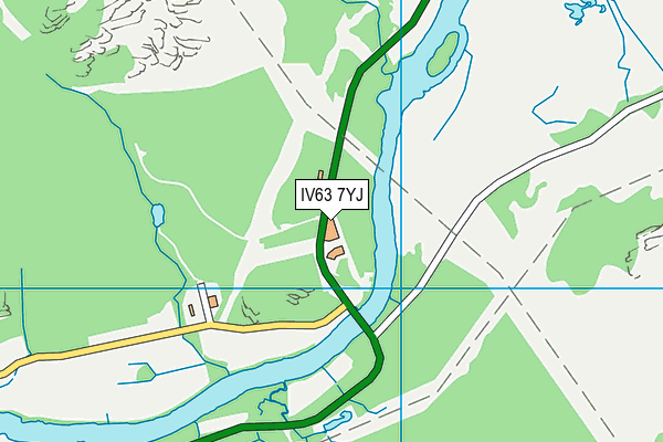 IV63 7YJ map - OS VectorMap District (Ordnance Survey)